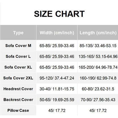 Faux Cashmere Stretch Sofa Cover with Anti-slip Backing