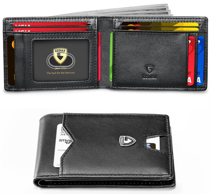 🔥Limited-Time Discount!!🔥RFID-Blocking Leather and Carbon Fiber Credit Card Holder