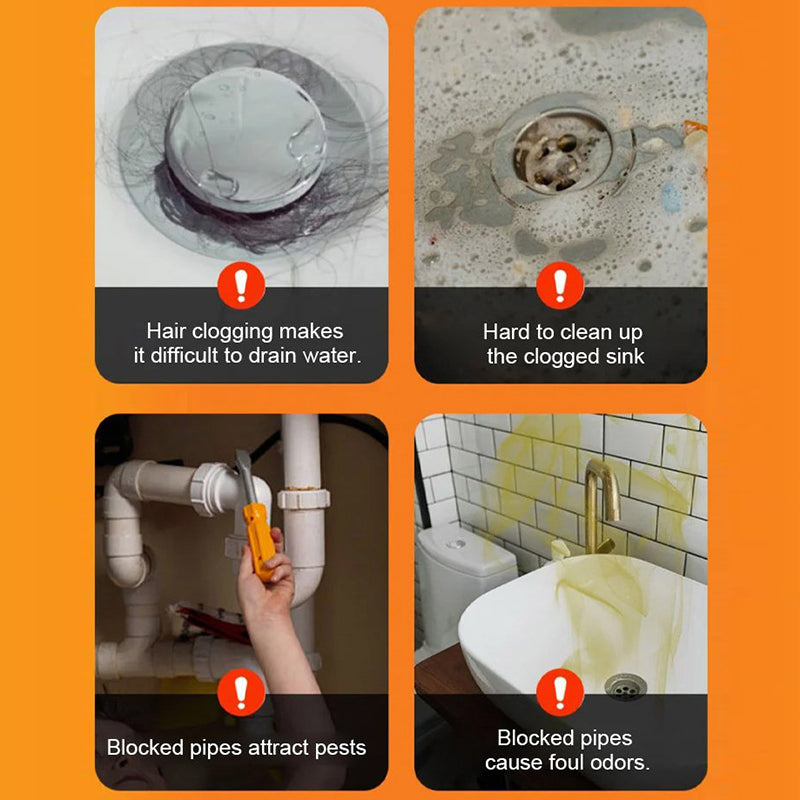 🧼🌸Multi-Use Powerful Anti-Clog Drain Cleaner Powder