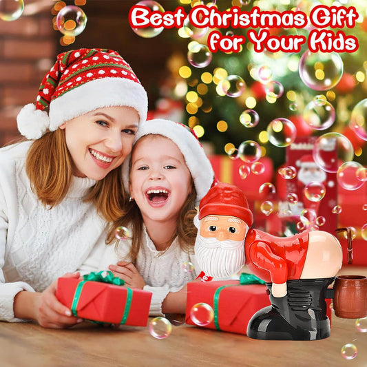 🎅HOT SALE - 50% OFF🎄Funny Santa Bubble Blowing Machine