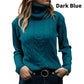 Women’s Solid Long Sleeve Knitted Turtleneck Sweater