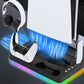 Multifunctional Cooling Stand Set for PS5/PS4