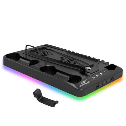Multifunctional Cooling Stand Set for PS5/PS4