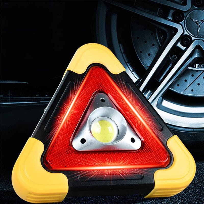 🔥2026 New Arrival🔥 3-IN-1 solar emergency triangle warning light at the roadside