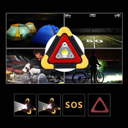 🔥2026 New Arrival🔥 3-IN-1 solar emergency triangle warning light at the roadside