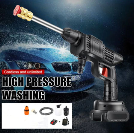 🚿⚡ Cordless Portable High Pressure Water Gun! Free from the hose ×20Bar super strong water pressure, car wash / watering / cleaning all-around king ✨