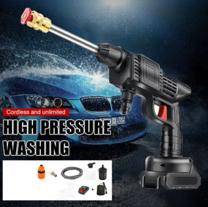🚿⚡ Cordless Portable High Pressure Water Gun! Free from the hose ×20Bar super strong water pressure, car wash / watering / cleaning all-around king ✨