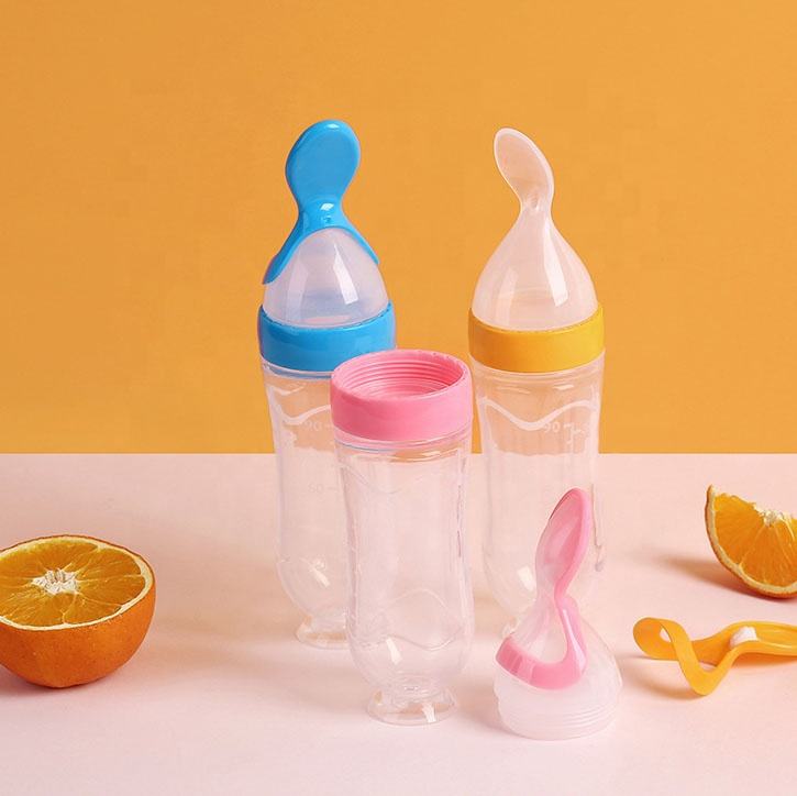 Hot Sale 👼Squeezable Baby Spoon Bottle