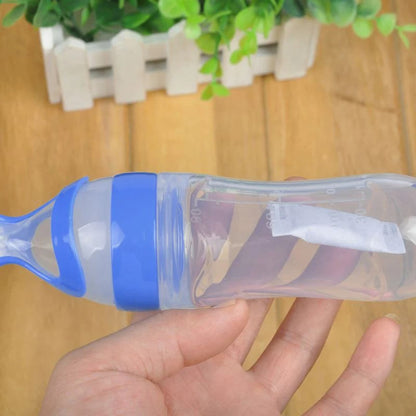 Hot Sale 👼Squeezable Baby Spoon Bottle