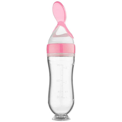 Hot Sale 👼Squeezable Baby Spoon Bottle