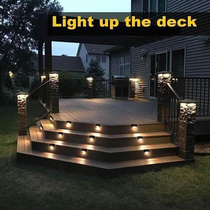 ✨ Outdoor Solar Railing Lights, Light Up Your Garden Path!