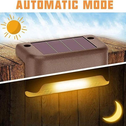 ✨ Outdoor Solar Railing Lights, Light Up Your Garden Path!