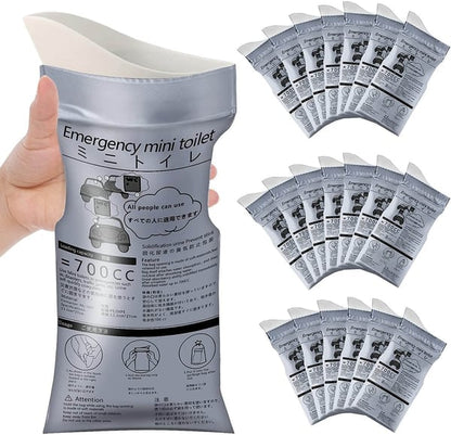 🥳2026 HOT SALE🥳💞50K+ SOLD!🚐🏕️ 50% OFF! 700ML Portable Travel Pee Bags – No more toilet worries on the road! Leak-proof, spill-proof, odor-neutralizing. Perfect for long journeys, camping & emergencies. Discreet & hygienic. 🛣️🧻