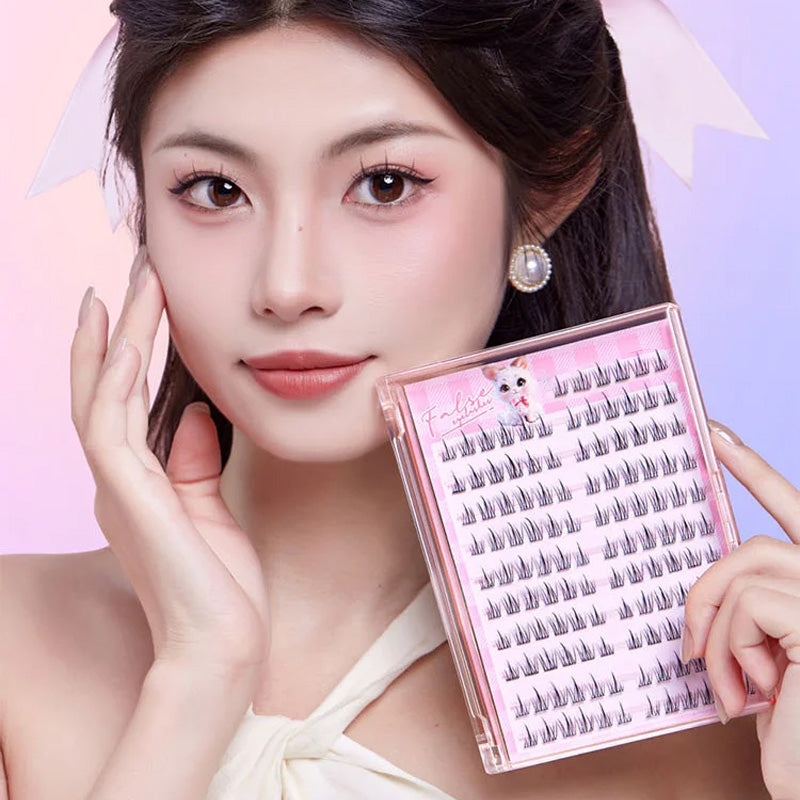 ✨Glueless Removable Natural Faux Eyelash
