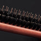 Natural Bristle Hair Styling Comb with Wooden Rat-Tail Handle