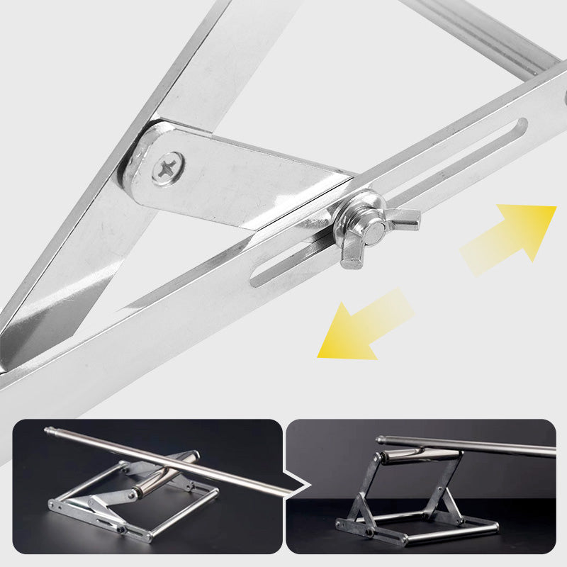 🪚✨ Collapsible stainless steel single roller stand! The “mobile workbench” for your cutter, the secret weapon that turns you into a professional woodworker in seconds ✨✨✨