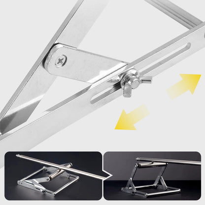 🪚✨ Collapsible stainless steel single roller stand! The “mobile workbench” for your cutter, the secret weapon that turns you into a professional woodworker in seconds ✨✨✨