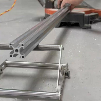 🪚✨ Collapsible stainless steel single roller stand! The “mobile workbench” for your cutter, the secret weapon that turns you into a professional woodworker in seconds ✨✨✨
