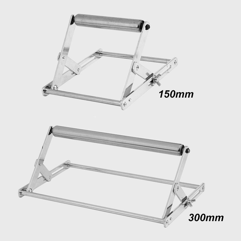 🪚✨ Collapsible stainless steel single roller stand! The “mobile workbench” for your cutter, the secret weapon that turns you into a professional woodworker in seconds ✨✨✨