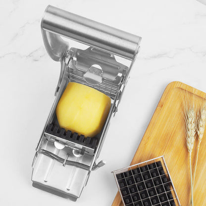 🥔 50% OFF! 🔪 Potato & Cucumber Slicer – Stainless Steel Blade, Suction Base & Easy Clean 🥒