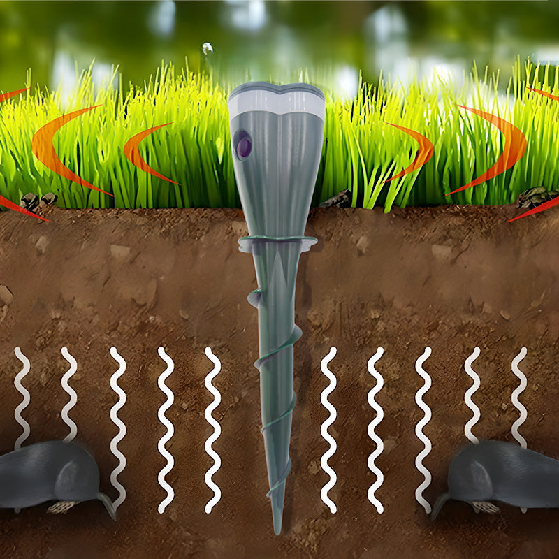 💐50% OFF ! IP65 Solar Mole Repeller – Rainproof & Durable ☔🐭【Crazy Price】