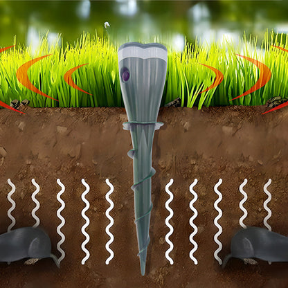 💐50% OFF ! IP65 Solar Mole Repeller – Rainproof & Durable ☔🐭【Crazy Price】