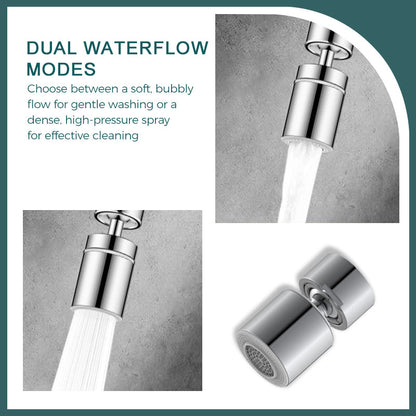 🚿✨360° Swivel Dual Function Kitchen Faucet Bubbler! Saves Water 50%+