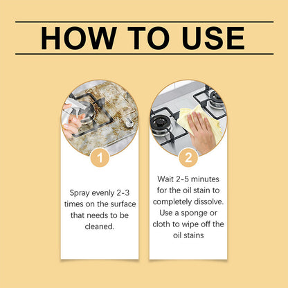 ✨ Powerful Kitchen Degreaser Spray – Fast & Effective Cleaning ✨