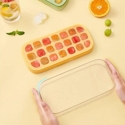 ✨ Make ice with ease—ice cube trays with lids and ice storage containers that are easy to remove! ✨