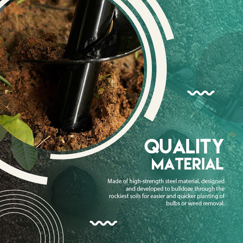 🌱 LIMITED-TIME 50% OFF! ⏱️ Garden Planting Drill Auger – Quick Digging, Heavy-Duty Steel, Multi-Use Tool 🛠️