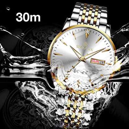 💼✨ 10ATM Water Resistance + Luminous Dial! 24/7 Confidence on the Wrist for the Professional Gentleman ⌚