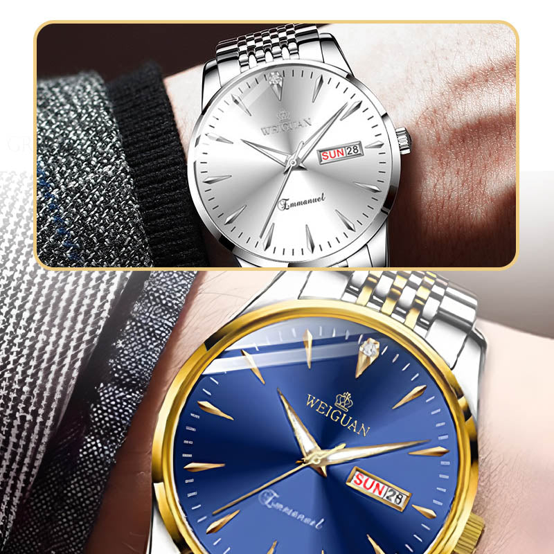 💼✨ 10ATM Water Resistance + Luminous Dial! 24/7 Confidence on the Wrist for the Professional Gentleman ⌚