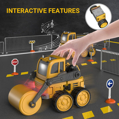 🚒🤖 Magnetic Remote-Controlled 2-in-1 Toy! 3+ Yrs Build & Command👷♂️