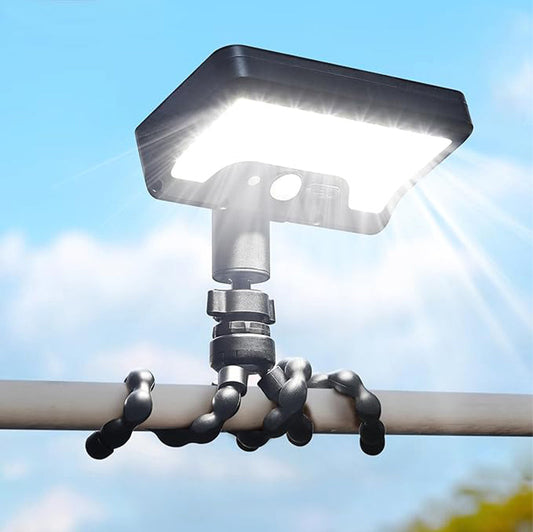 🌞🔌 Octopus Solar Lights! 0 Electricity Cost Full Scene Installation, 30 Seconds to Light Up Any Corner 🚀