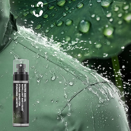 Water And Oil Repellent And Liquid Stains Spray For Punching Jackets