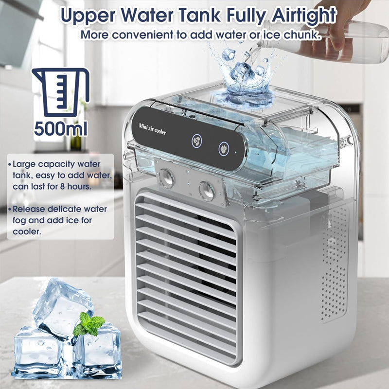 ❄️ 50% OFF ❄️ Mini Portable Air Conditioner with Cooling and Humidification Function