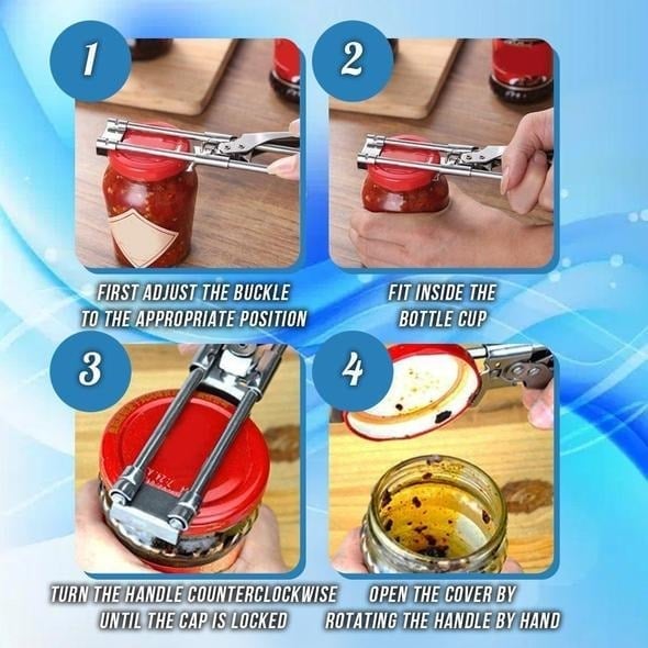 🎁Adjustable Multifunctional Stainless Steel Can Opener