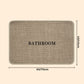 🚿✨ 3-in-1 Linen Bathroom Floor Mat! Anti-fouling + Anti-slip + Water Absorbent, let the bathroom say goodbye to slippery and dirty nightmare ✨✨