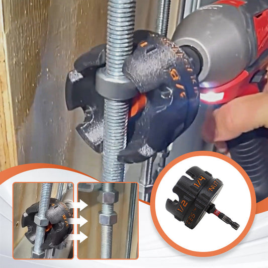 🔧⚡Nut Zipper Drill Attachment! 3 seconds to remove bolts × 5 times more efficient!