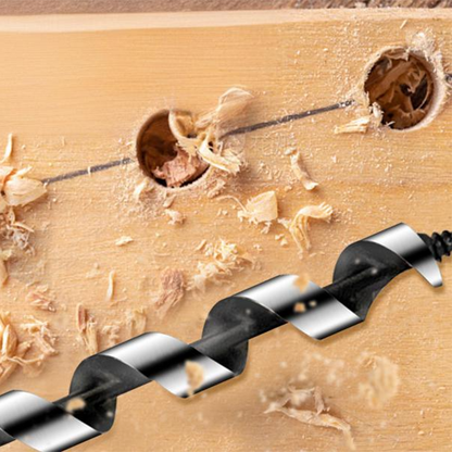 🔥Long Auger Drill Bits for Wood, Plastic & Drywall – Hex Shank