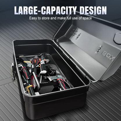 Heavy-Duty Metal Toolbox with Handle