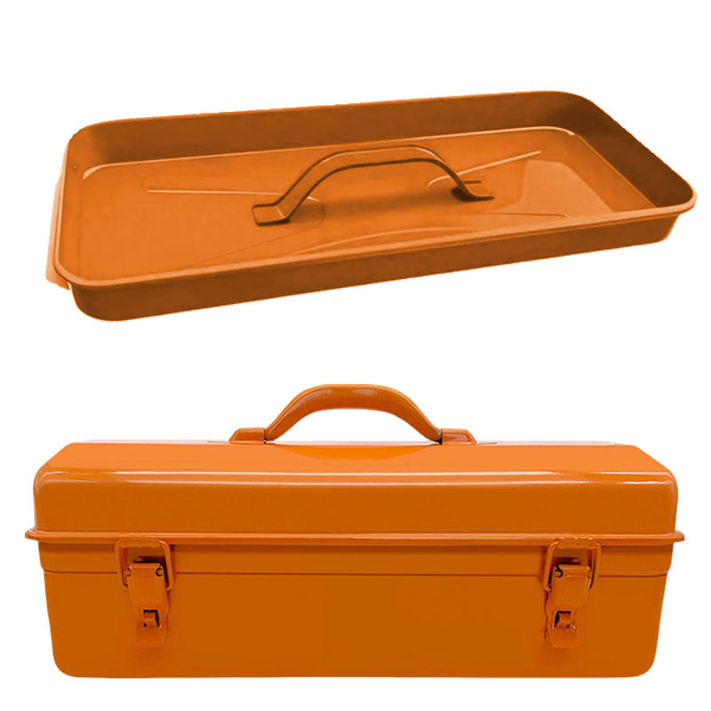 Heavy-Duty Metal Toolbox with Handle