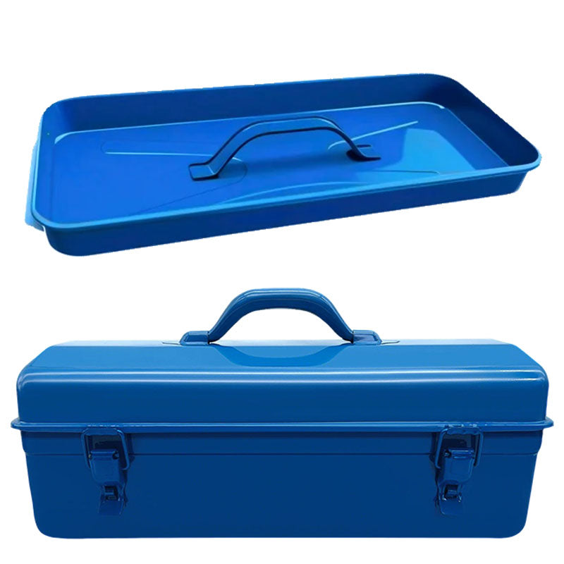 Heavy-Duty Metal Toolbox with Handle