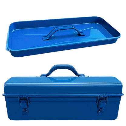 Heavy-Duty Metal Toolbox with Handle