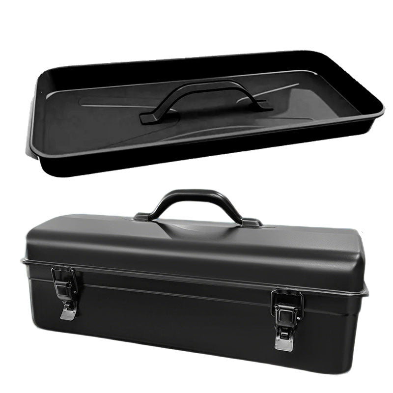 Heavy-Duty Metal Toolbox with Handle