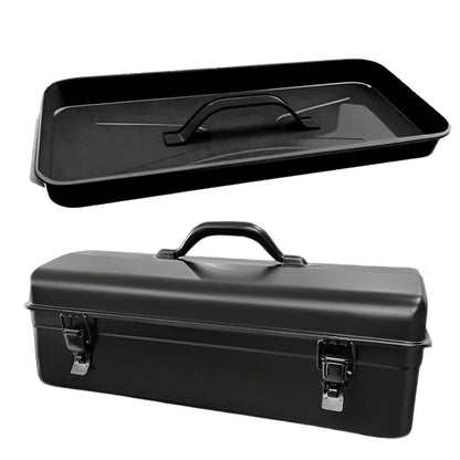 Heavy-Duty Metal Toolbox with Handle
