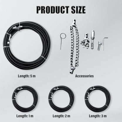 Drain Auger Plumbing Snake for Blockages