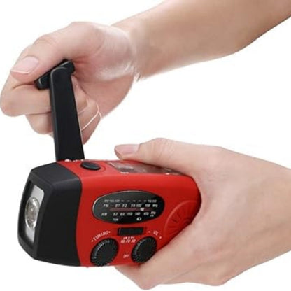 📢 LIMITED-TIME 50% OFF! 📻Multifunctional Portable Solar Emergency Radio – Power Bank, Hand Crank & Weather Alert for Outdoor & Crisis Preparedness