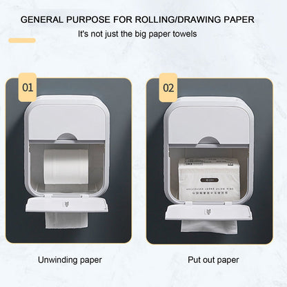 🔥Last Day Sale 50%🔥Punch-free Toilet Paper Holder Box