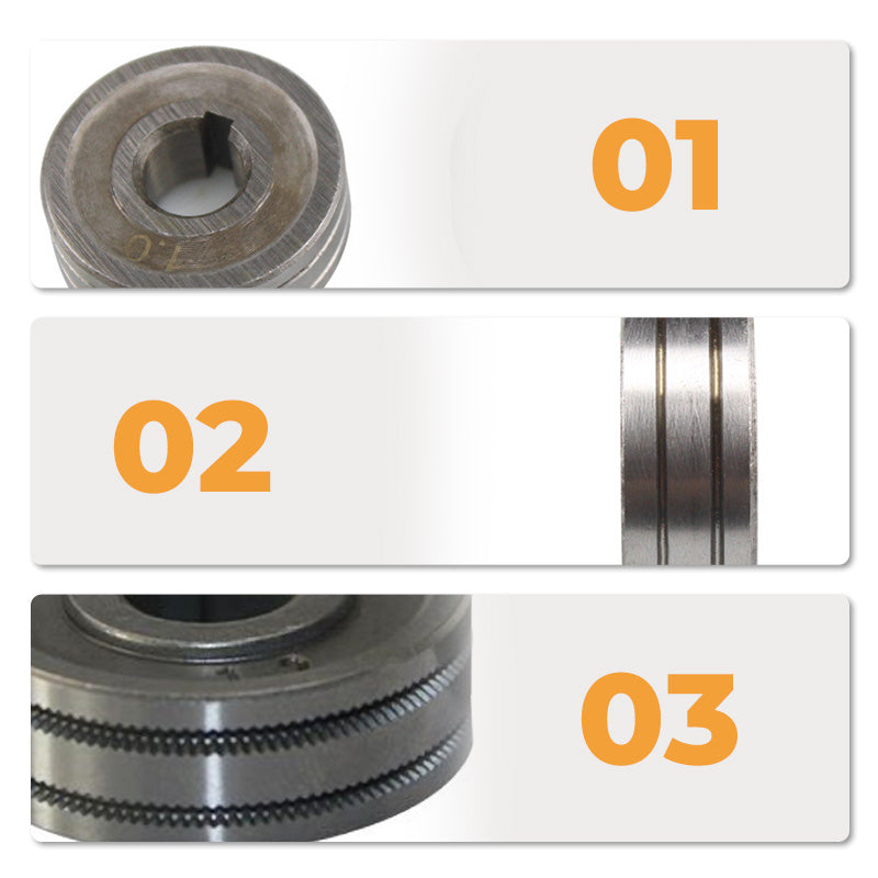 Heavy-Duty Wire Feed Roller for MIG Welding